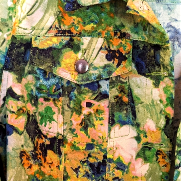 Chadwick's of Boston Floral Jacket - Picture 3 of 4